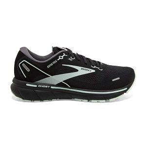 Brooks Ghost 14 GTX Womens Road Running Shoes Black/White | USA-DIC418756